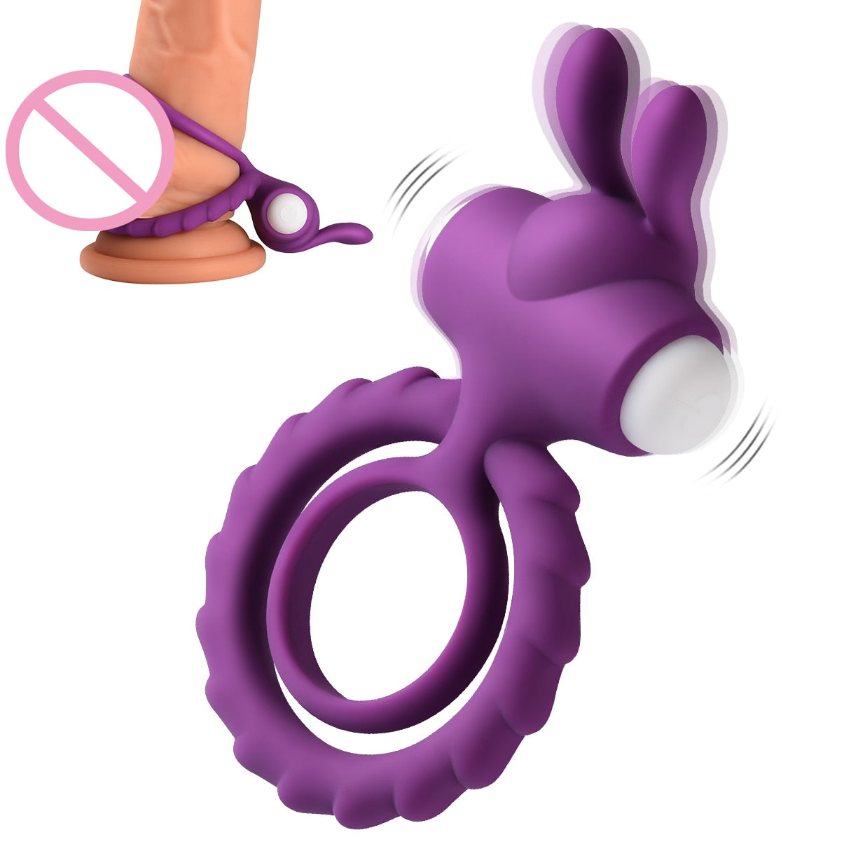Soft Silicone Vibrating ring